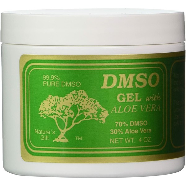 Nature's Gift DMSO Gel | 70% DMSO 30% Aloe Vera (4 oz.) GREEN
