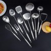 304 Stainless Steel Kitchen Utensils Set, 11PCS Metal Cooking Tools,
