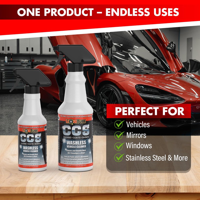 LiQuiTube CCS Multi Surface Cleaner - Bug Remover for Motorcycles,