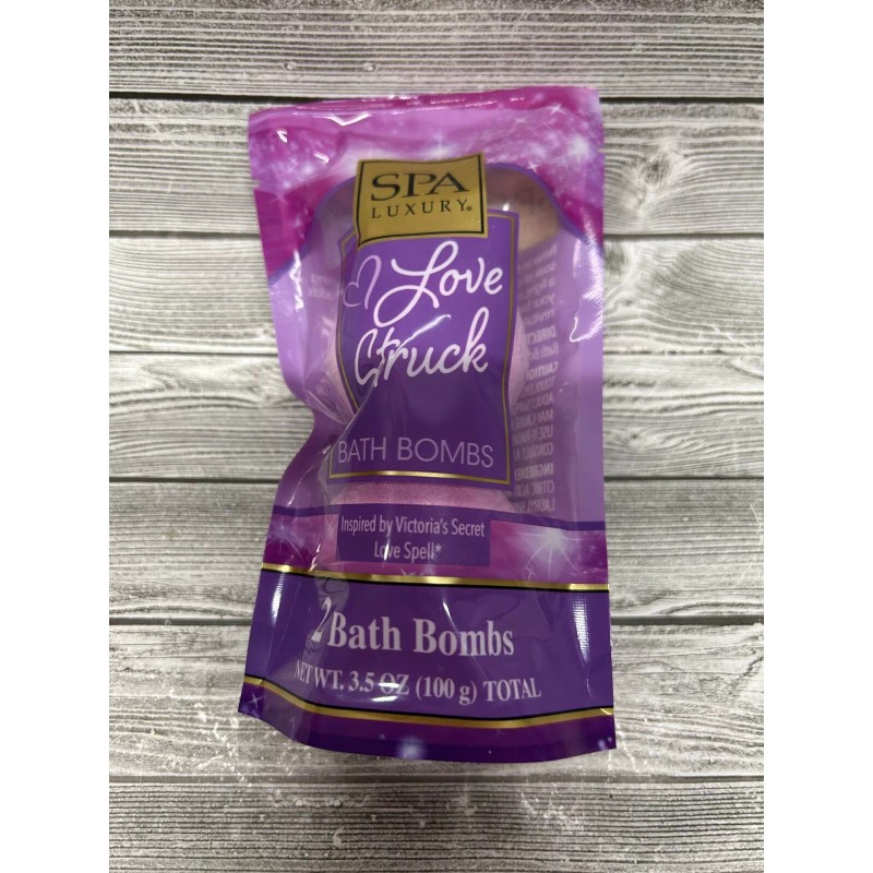 Spa Luxury-Love Struck Bath Bombs- New In Package