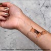 4 x 'Beagle Dog' Temporary Tattoos - Water Resistant, Skin-Safe,