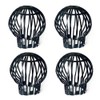 Hsthe Sea Plastic Gutter Guards Downpipe Adjustable Black Filters -