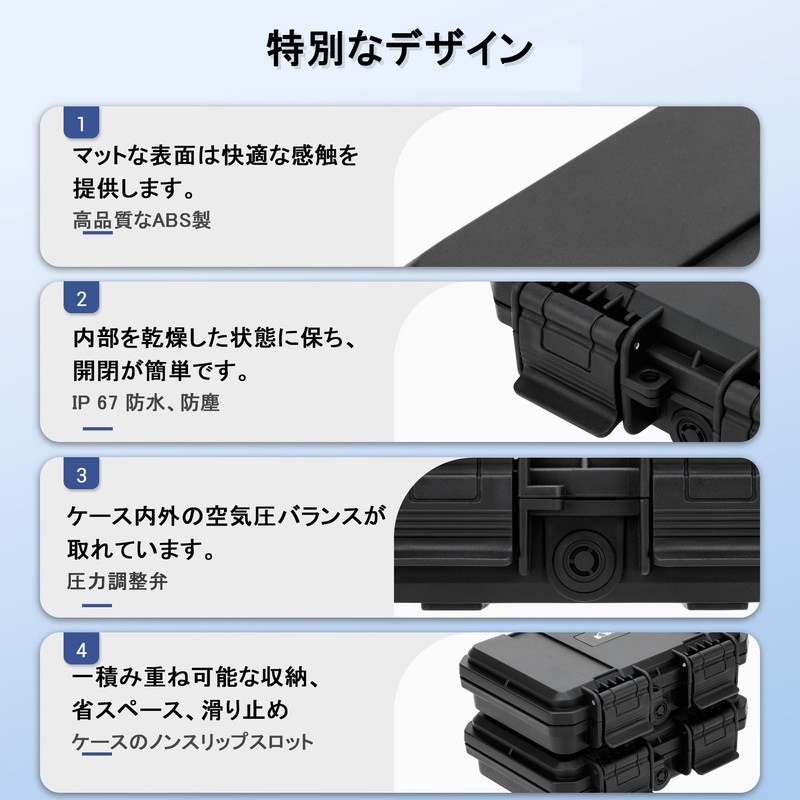 KIWIFOTOS Large Capacity M.2 NVME 2280 SSD Storage Case, 15