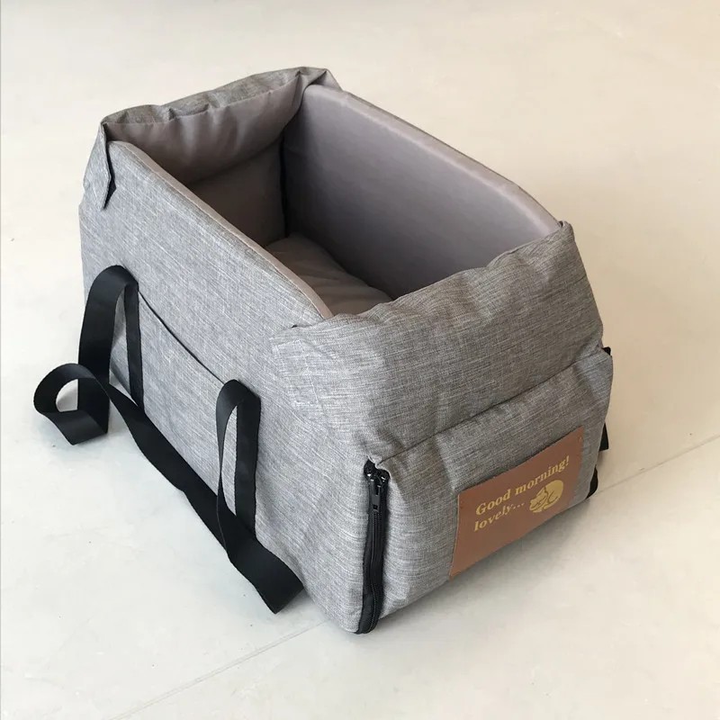 Center Console Pet Car Seat for Small Dogs & Cats