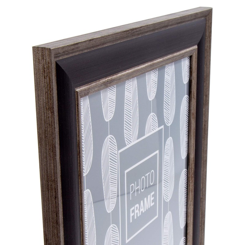 Truu Design Rustic Beautiful Two-Tone Wooden-Look Picture Frame, 8 x