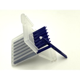 Hearing Aid Wax Guard Hearing Aid Filters Cleaning Tool Accessories Hearing Aid Cleaning Kit for Widex/Unitron/Resound Hearing aid Accessories (Blue 6 Packs)