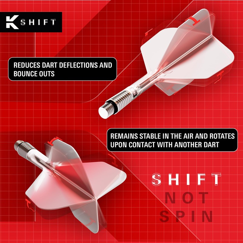 Target Darts K-Shift No.2 Integrated Flights & Shafts | K