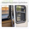 BRBASAP 3Packs RV Window Crank Knob Black Plastic Replacement Knobs