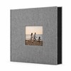Linen 4x6 Photo Album with Cover Window, 200/300/600 Pockets