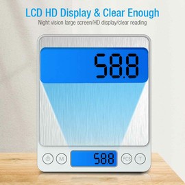 Unbranded 3000G x 0.1G Digital LCD Kitchen Scale Jewelry Food Balance Weight Gram Accurate