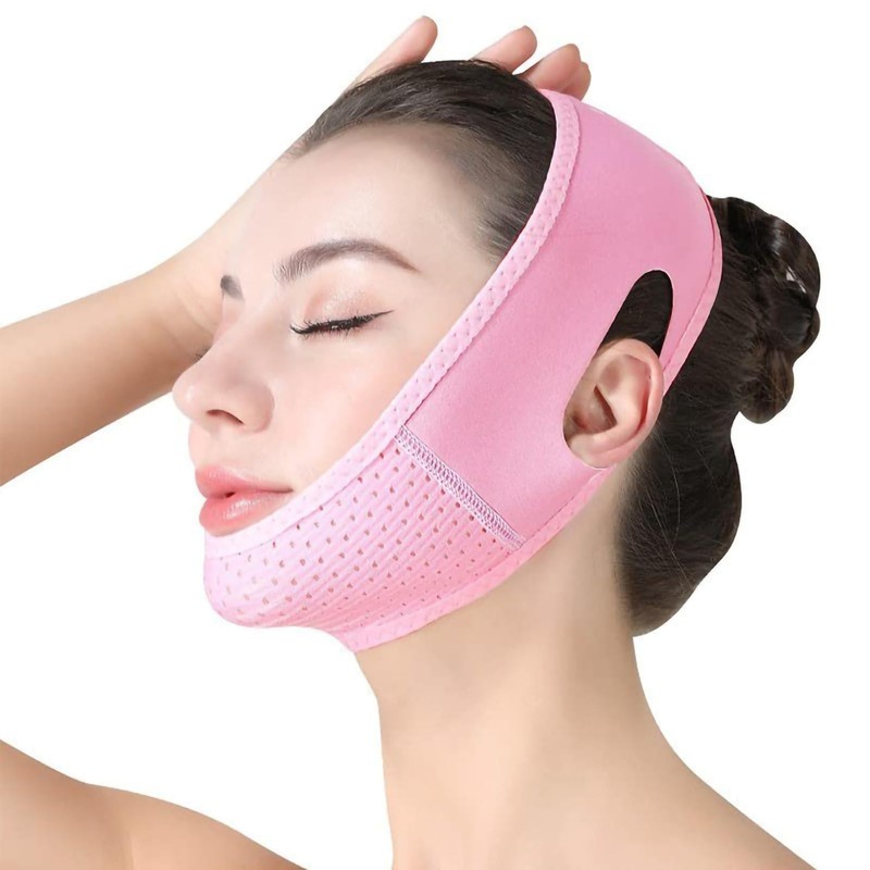 V-lifting facial strap, barbilla strap para dormir, reusable lady v-lifting
