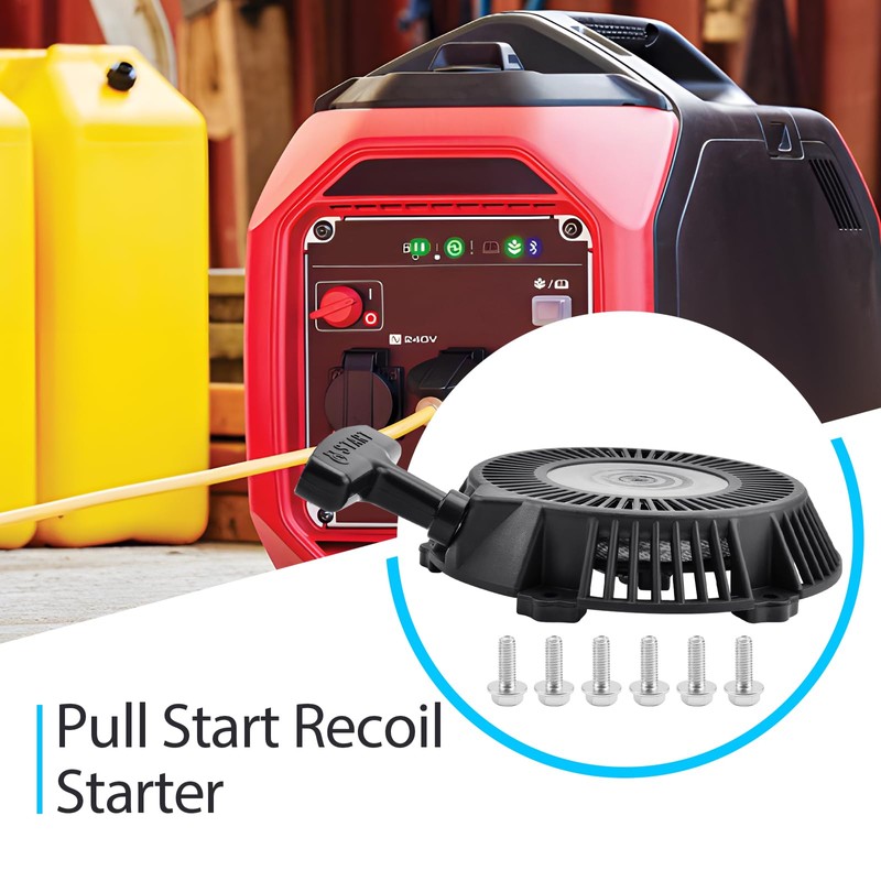 Pull Start Recoil Starter Compatible with Hond-a EU2000i Inverter Generator