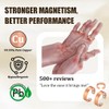Vicmag 2PCS Copper Magnetic Rings for Women & Men, 9X