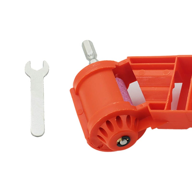 DEVMO Portable Drill Bit Sharpener Corundum Grinding Wheel Tool for