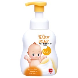 Kewpie Moist Full Body Baby Soap, Foam Type, Pump, 13.5 fl oz (400 ml)