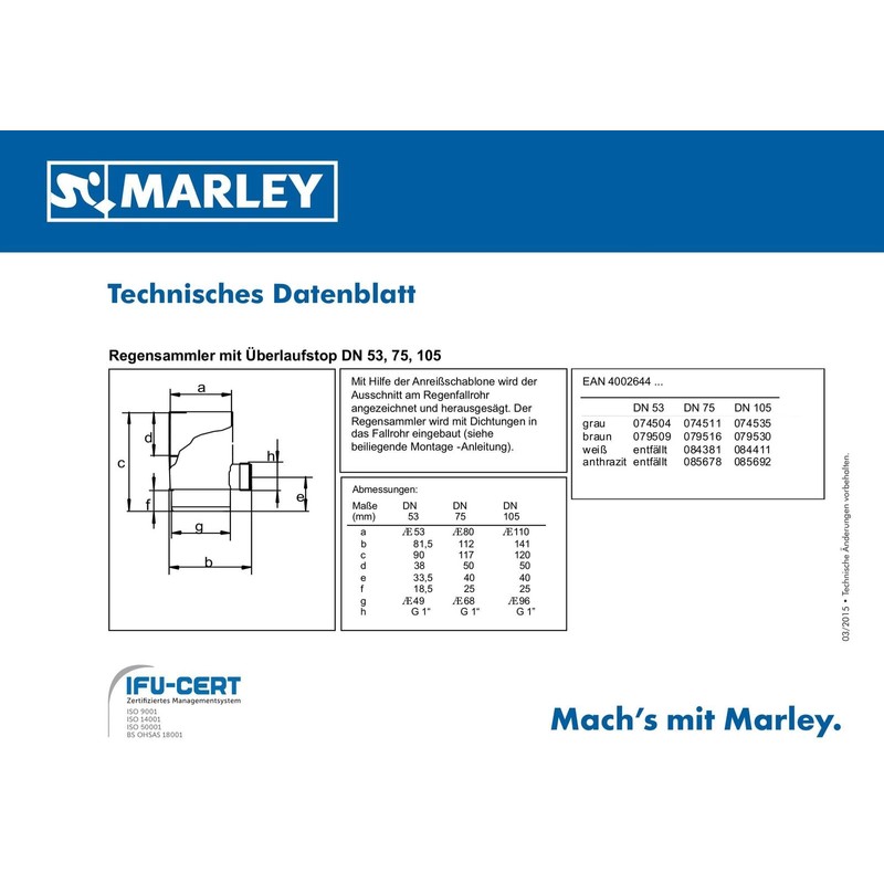REGENSAMMLER 100 BRAUN