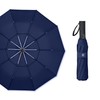 MRTLLOA 54/62 Inch Large Folding Golf Umbrella, Oversize Double Canopy