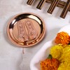 SAPTRISHI Copper Metal Shri Maa Lakshmi Copper Charan Paduka with
