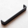 192mm Dark Grey/Titanium D Shape Handle for Kitchen Cabinets |