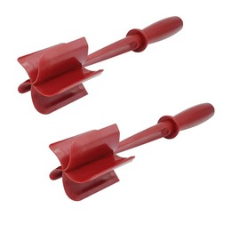 Meat Chopper,5-Blade Head Heat Resistant Potato Masher Meat Chopper, Versatile Nylon Non-Stick Meat Smasher,Ground Beef Smasher, Meat Smasher Utensil,Cookware Heat Resistant Meat Masher, Kitchen Aid