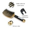 Professional Hair Brush with Nylon Bristles, Non-Slip Handle, Ventilated Design