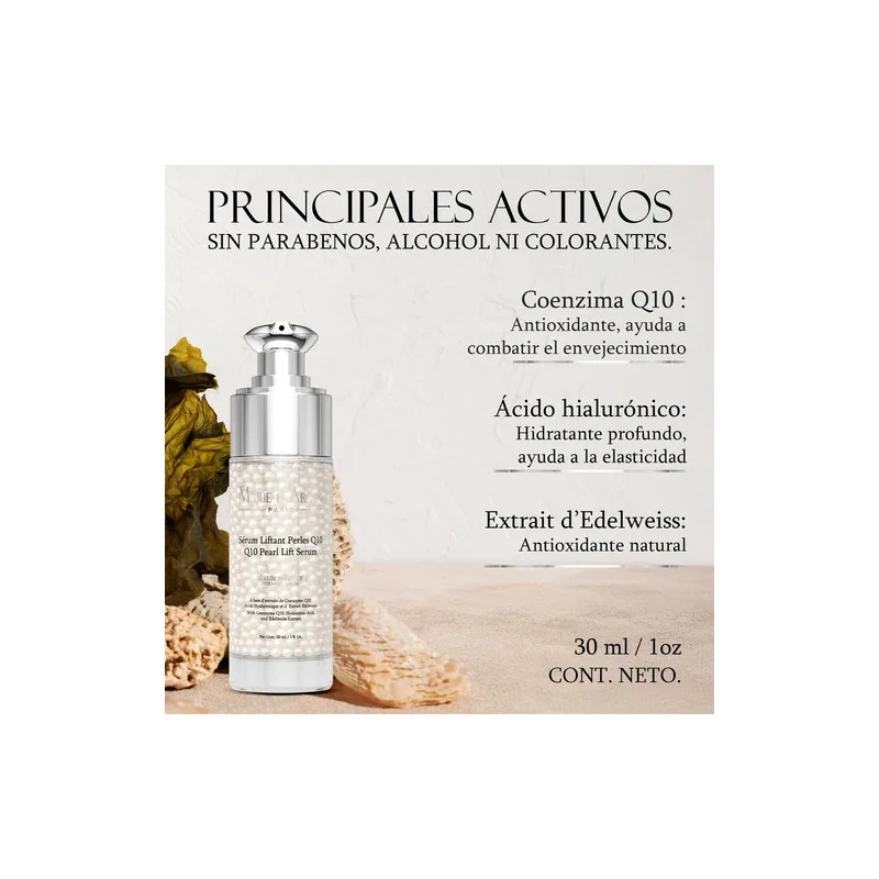 Srum Facial Marie dArgan Perlas Q10 cido Hialurnico 30ml DaNoche