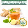 Teavity Organic Peppermint Ginger Tea Pods for Keurig - Decaf,