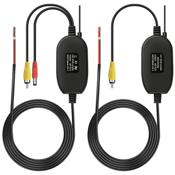 MEIRIYFA Car 2.4G Wireless Colour Video Transmitter and Receiver for