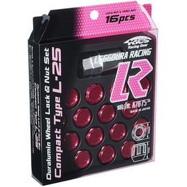 KYO-EI KIL16R LEGGDURA RACING Short M12 x P1.5 Red