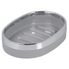 Home Basics SD35006, Oval Soap Dish, Grey