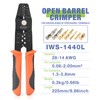 iCrimp Open Barrel Terminals Crimper for Various-sized Contacts AWG 28-14