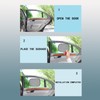 2 Pcs fKiZanthene Car Window Shades for Baby, Reusable Car