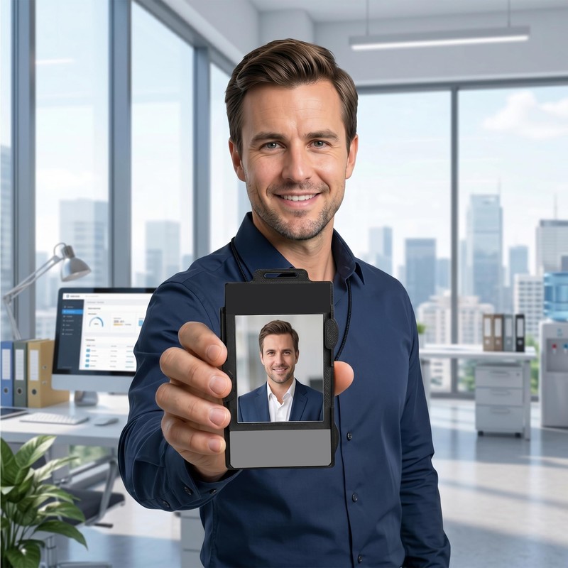 RSA SecurID Token Holder and ID Badge Holder, Noiseless Stealth