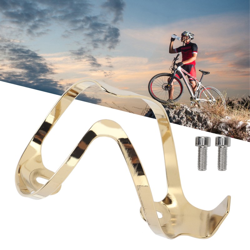Plating Gradient Color Aluminum Alloy Bicycle Drink Water Bottle Rack