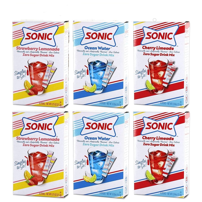 SINGLES TO GO! Sonic Variety Pack 6 Total Boxes -2