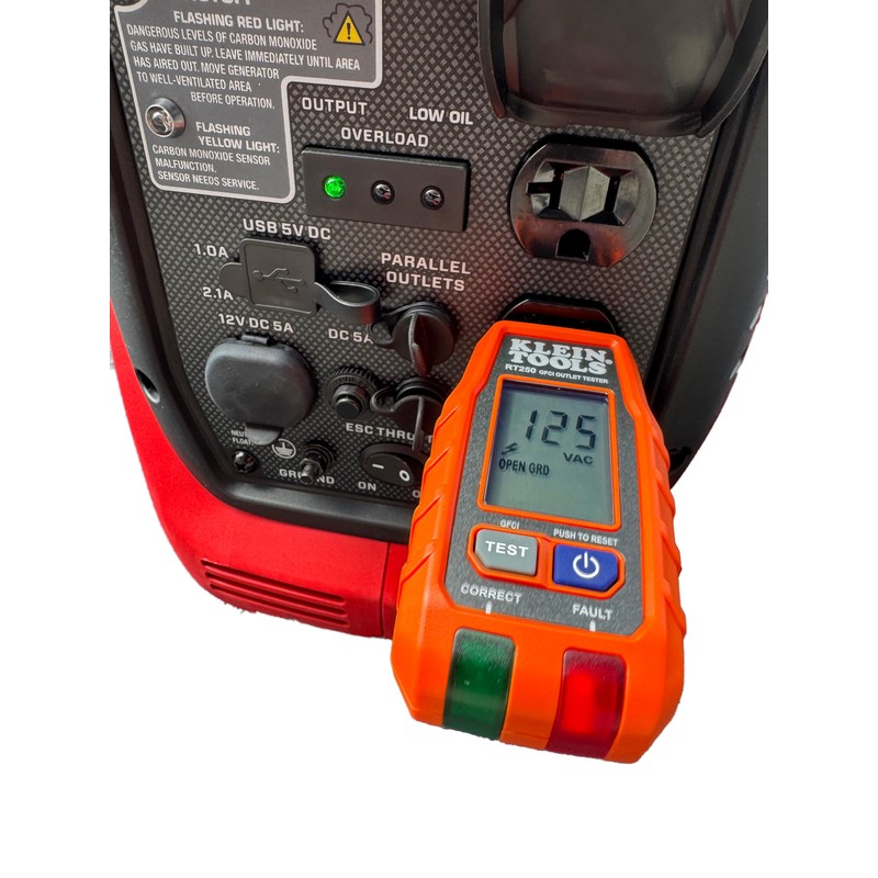 Bad Wolf Portable Generator Neutral-Ground Bonding Plug, 15A 120V, with