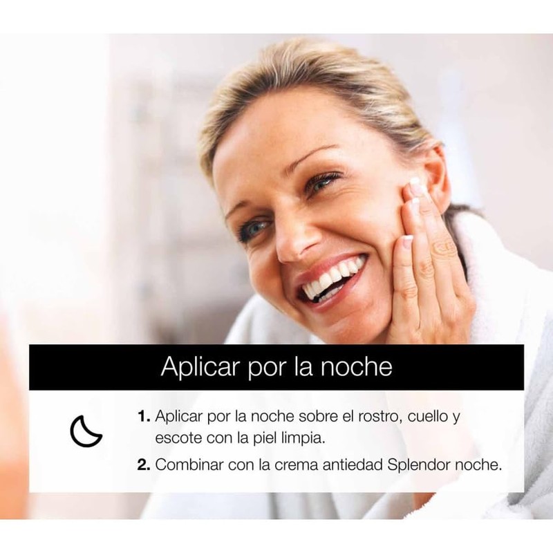 LULLAGE Splendor, Srum Iluminador Nocturno, 30 ml, cido Hialurnico, Efecto