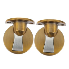 STOBOK 2 Sets Door Stopper Magnetic Door Holder Magnetic Door Catch Mini Buffer Floor Door Stop Anti- Collision Door Stop Cabinet Door Locks Bedroom Doorstop Metal Door Catch Zinc Alloy