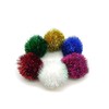 Jumbo Sparkle Ball Tuff Kitty Puff Cat Toy - (2