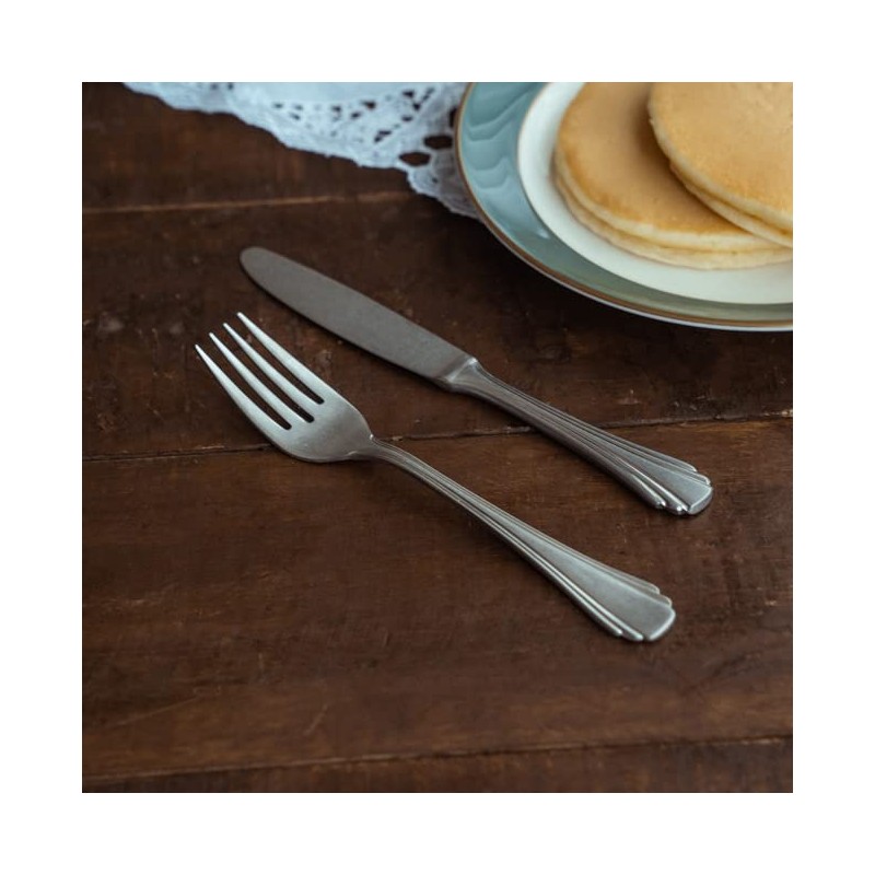 VINTAGEINOX Vintage J-Wing Dessert Fork, Made in Japan, Cafe and
