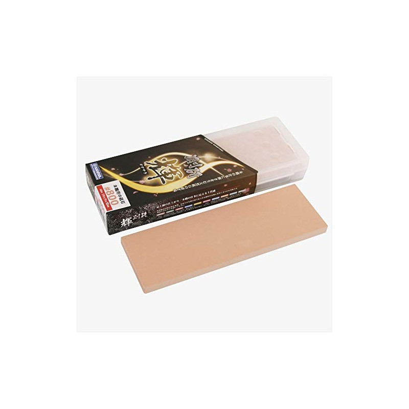 Naniwa NK-2008 Professional Whetstone Kagayaki #800 Sharpener with Storage Case
