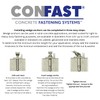 CONFAST 7/8" x 8" Wedge Anchor Zinc Plated (Box of