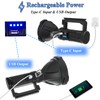 Rechargeable Spotlight, 3,000,000L High Lumens Led Spot Lights Outdoor Handheld