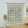 Transcosy Macrame Curtain Boho Doorway Curtains,Handmade String Backdrop Panel Hippie