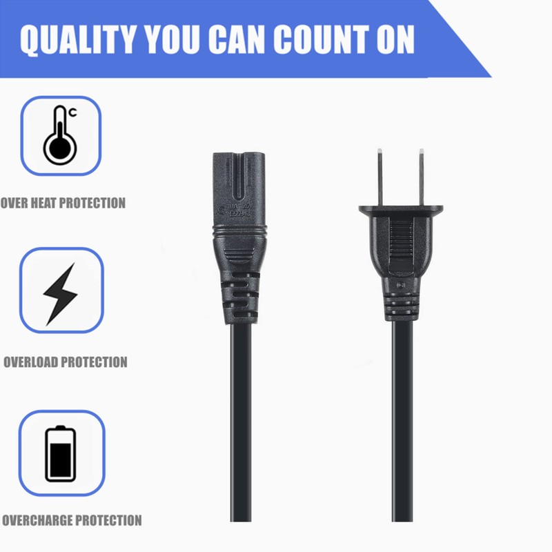 CJP-Geek 5ft AC Power Cord Replacement for T3 Voluminous Hot