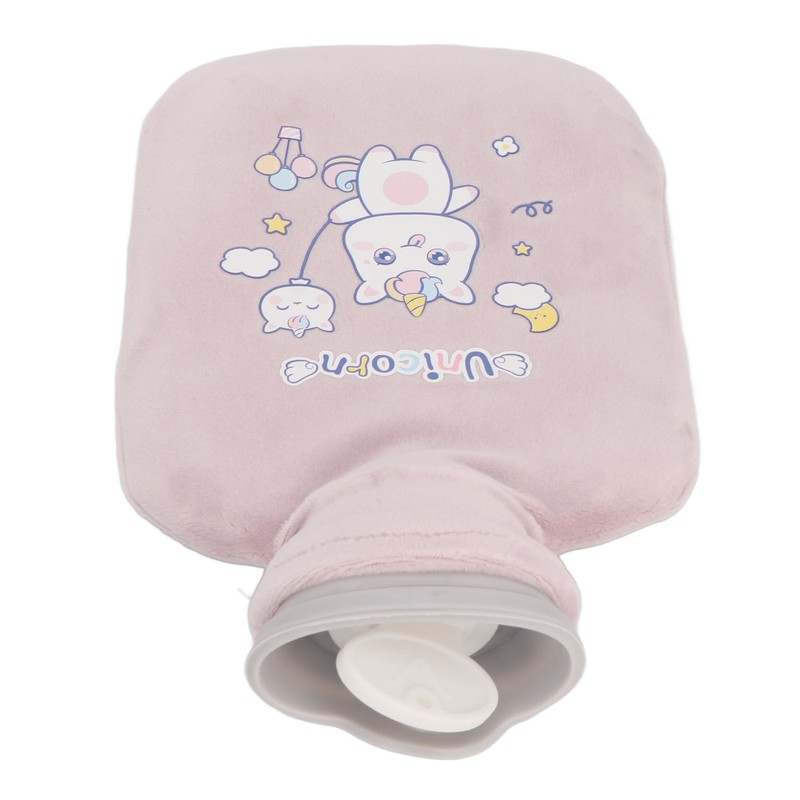 Hot Water Bottle with Soft Cover Student Home Portable Cute