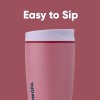 Owala SmoothSip Slider Insulated Stainless Steel Coffee Tumbler, Reusable Ice