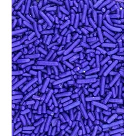 Purple Sprinkles for Baking Cakes, Cupcakes, Cookie Decorations, Ice Cream and Donut Toppings Edible Decorating Baking Supplies - 4 oz package (Purple)