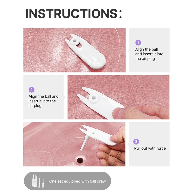 YOTTOY Exercise Ball Air Stopper Plug Pin