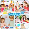PATIKIL 4inch Circle Card Stock, 25Pcs Round Shape Cutouts Paper